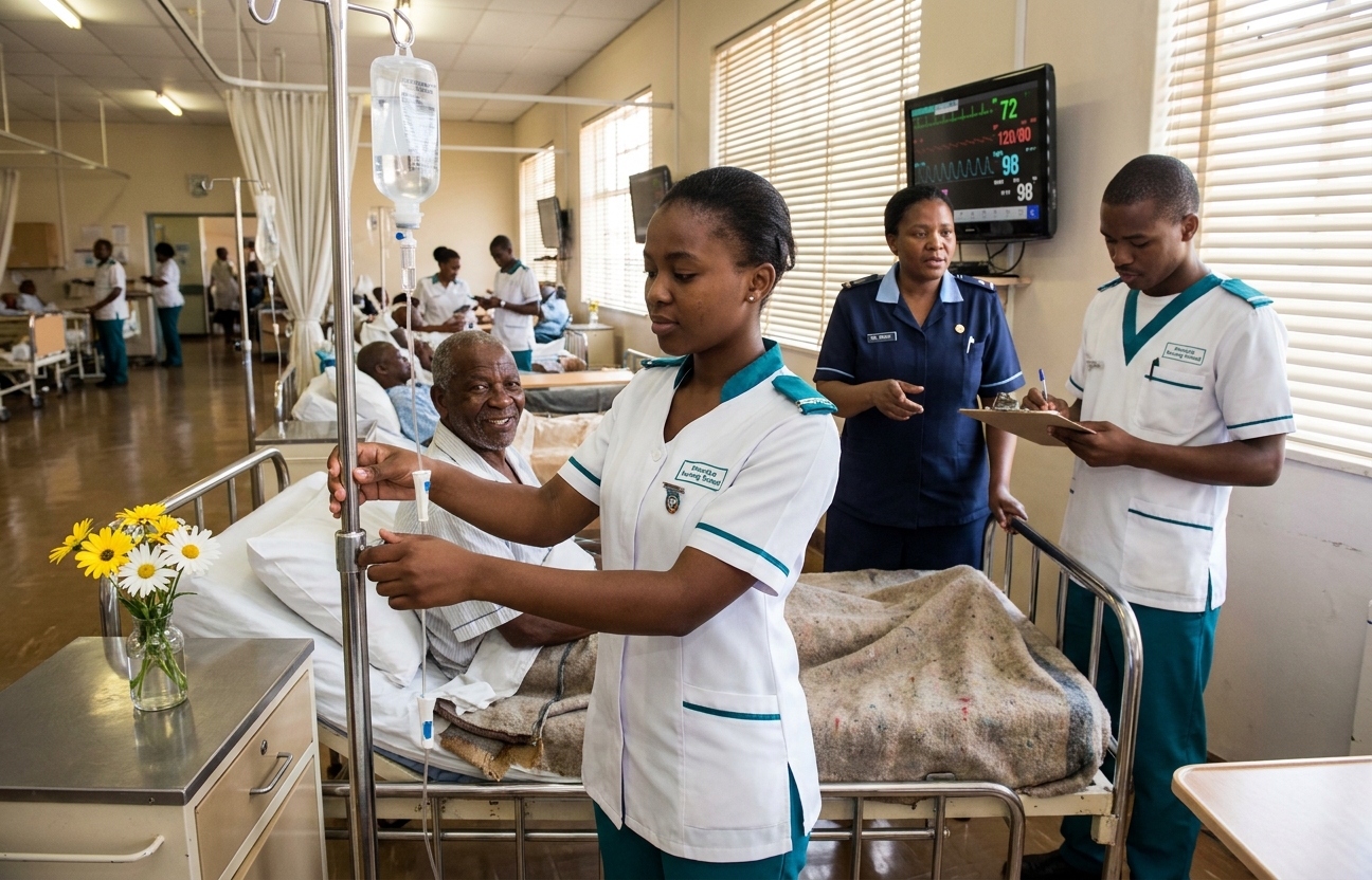 Khanyisa students at clinical placement