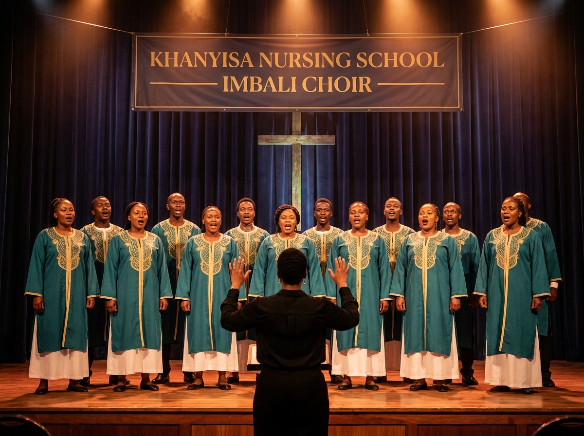 Imbali Choir on stage