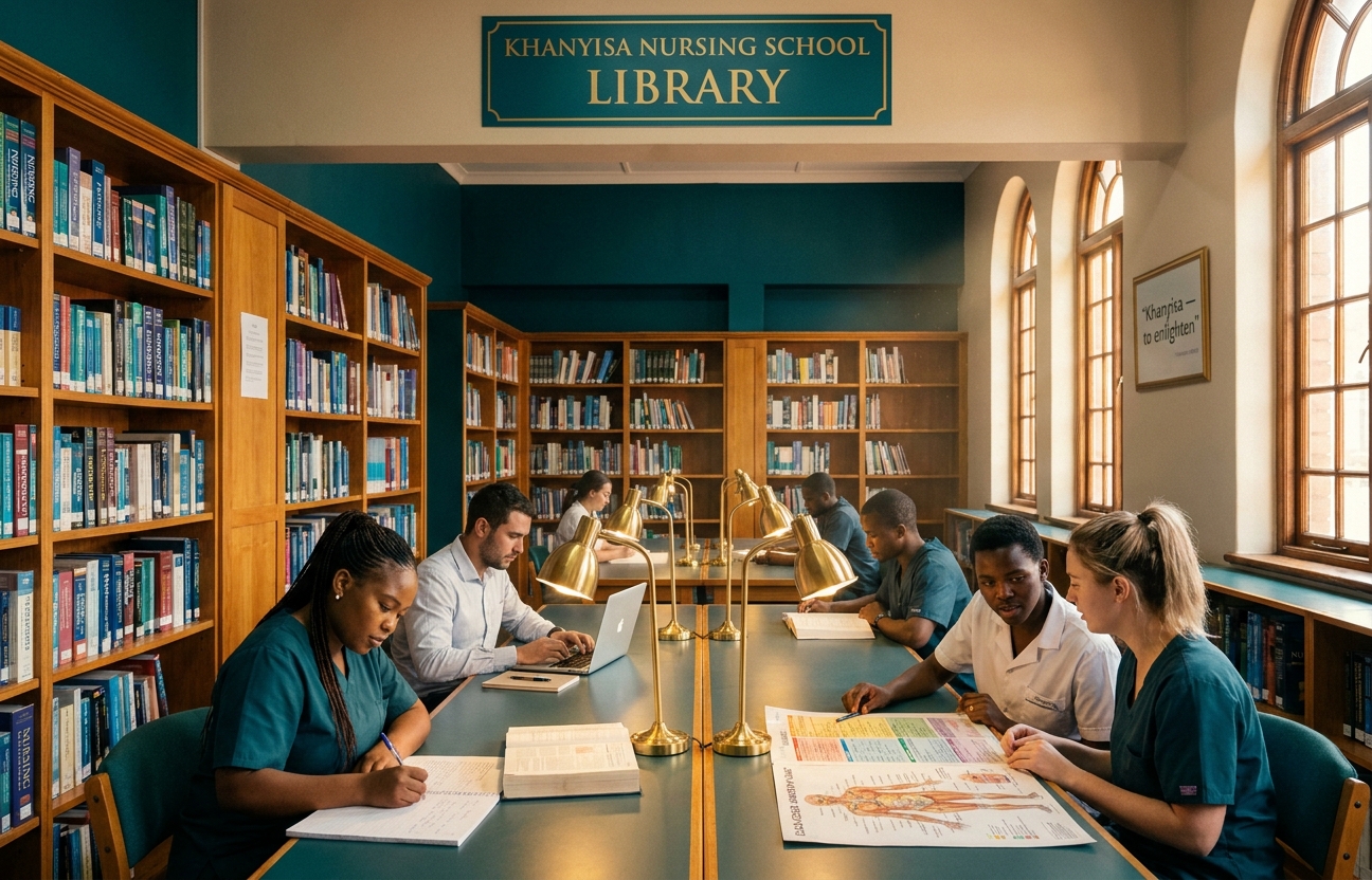Khanyisa Nursing School library and study commons