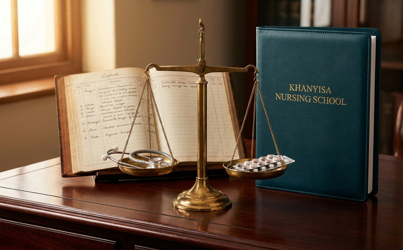 Brass scales of justice